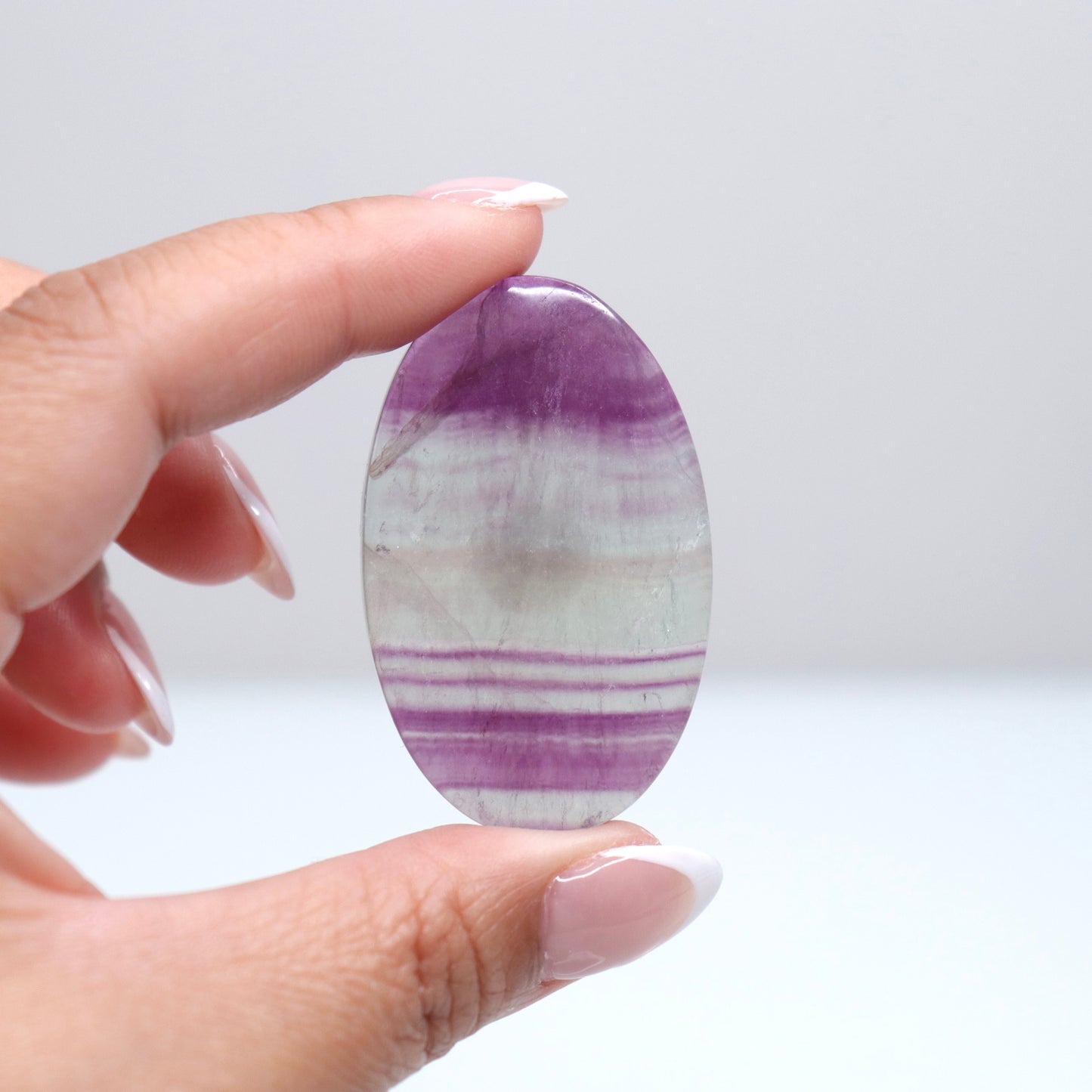 Fluorite Palm Stone | 16
