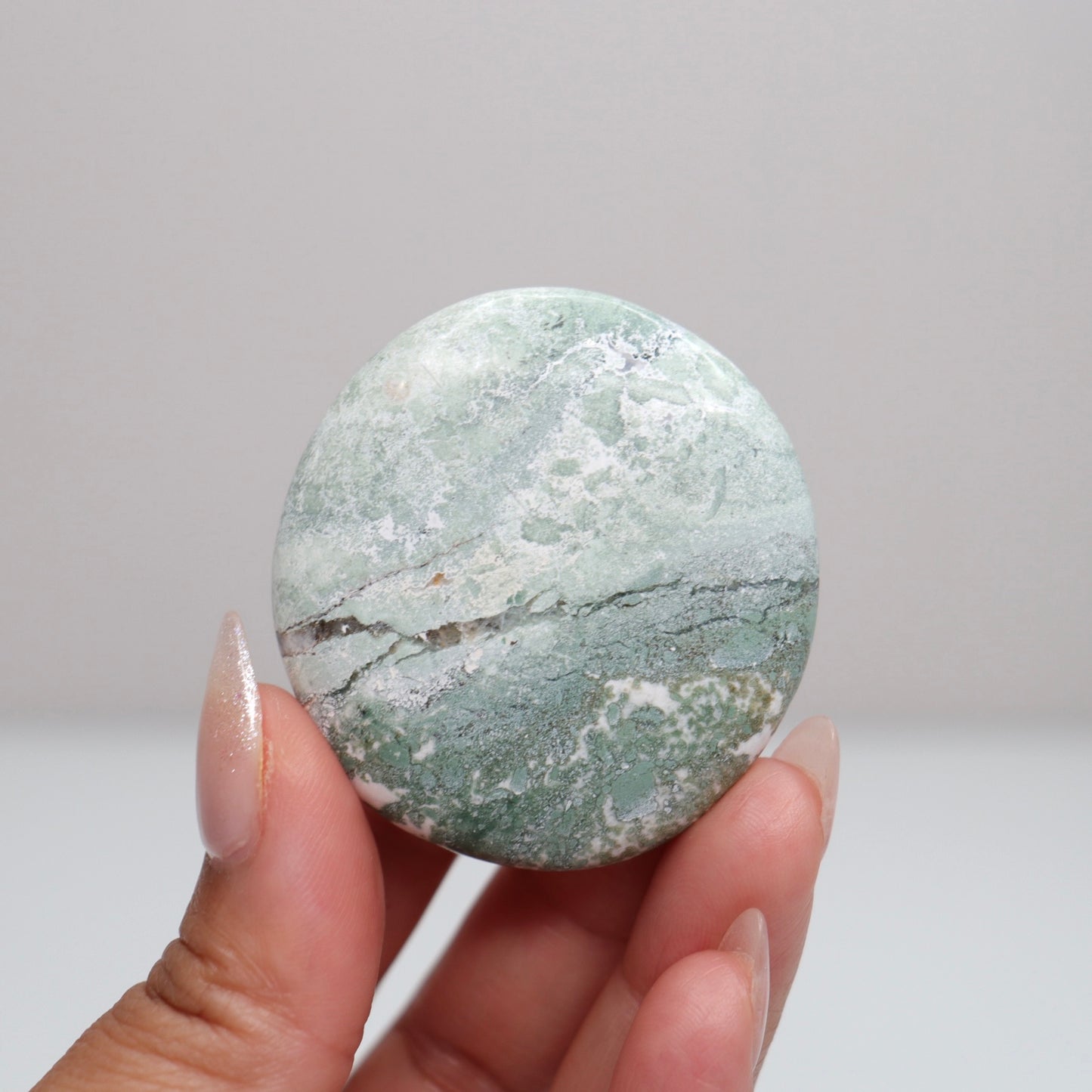 Green Sardonyx Flat Stone | 87