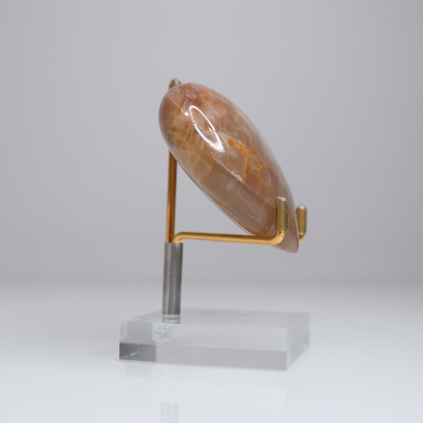 Peach Moonstone Heart | 5