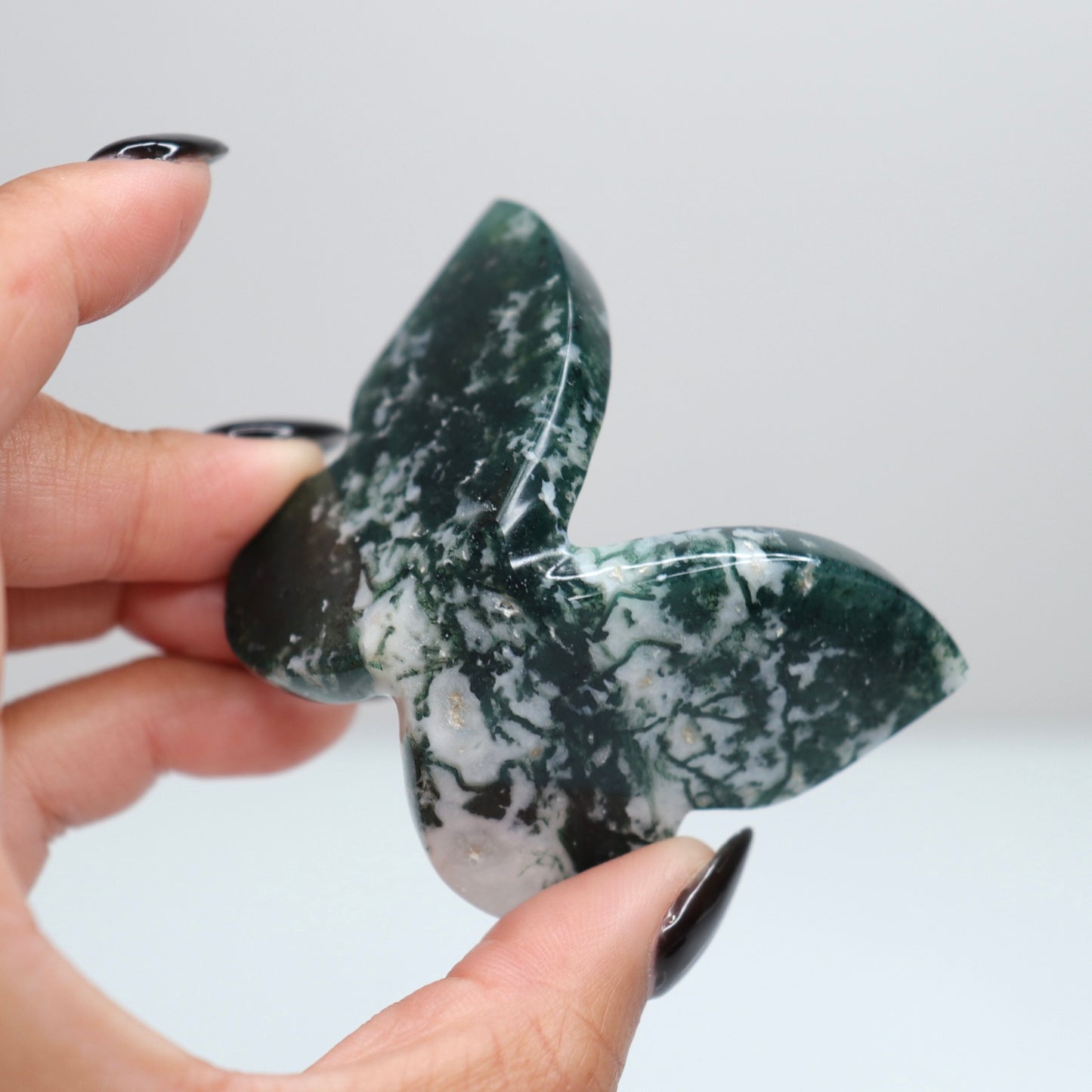 Moss Agate Butterfly 1