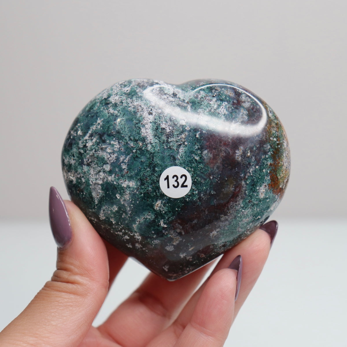 Ocean Jasper Heart 132