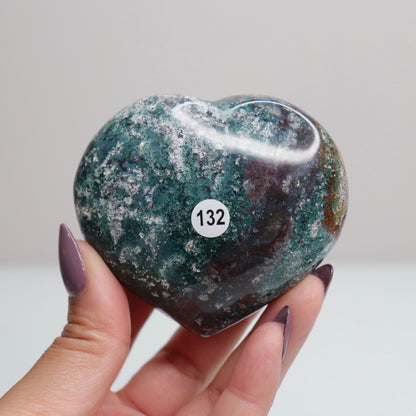 Ocean Jasper Heart 132
