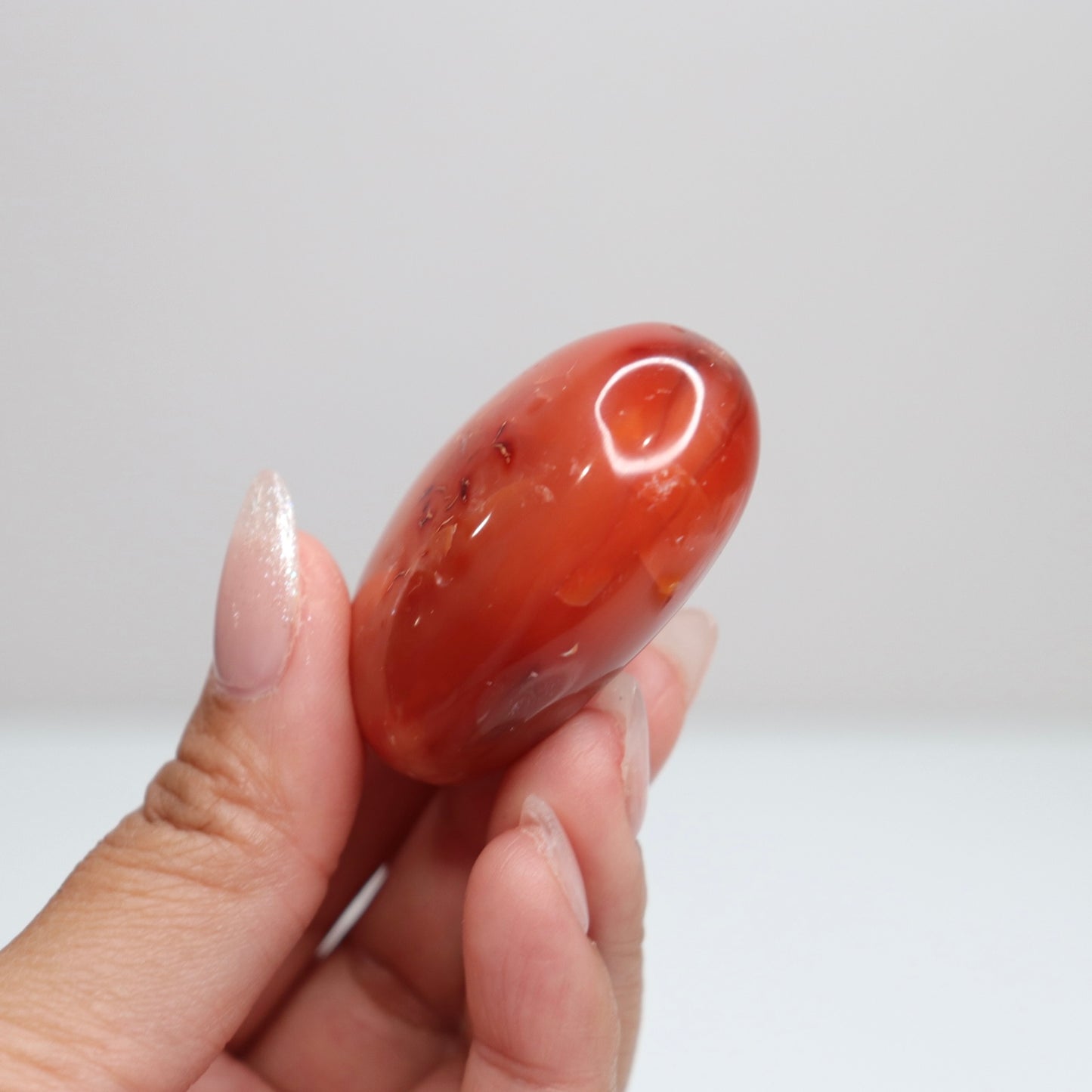 Carnelian Palm Stone 82