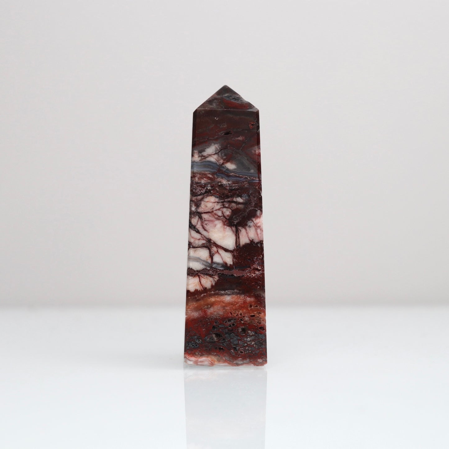 Mexican Lace Agate Tower 114