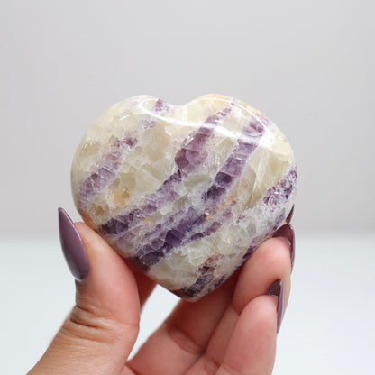 Fluorite & Calcite Heart 5