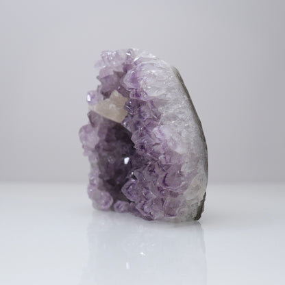 Amethyst Cluster w/Sugar Calcite | 2