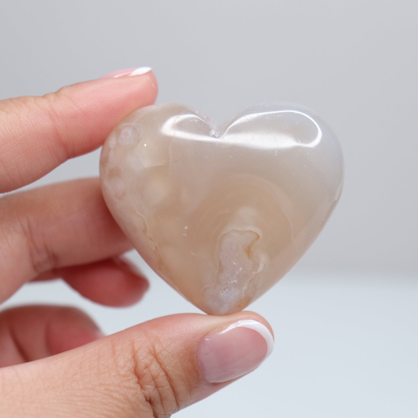 Flower Agate Heart | 34