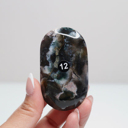 Sea Jasper Palm Stone | 12