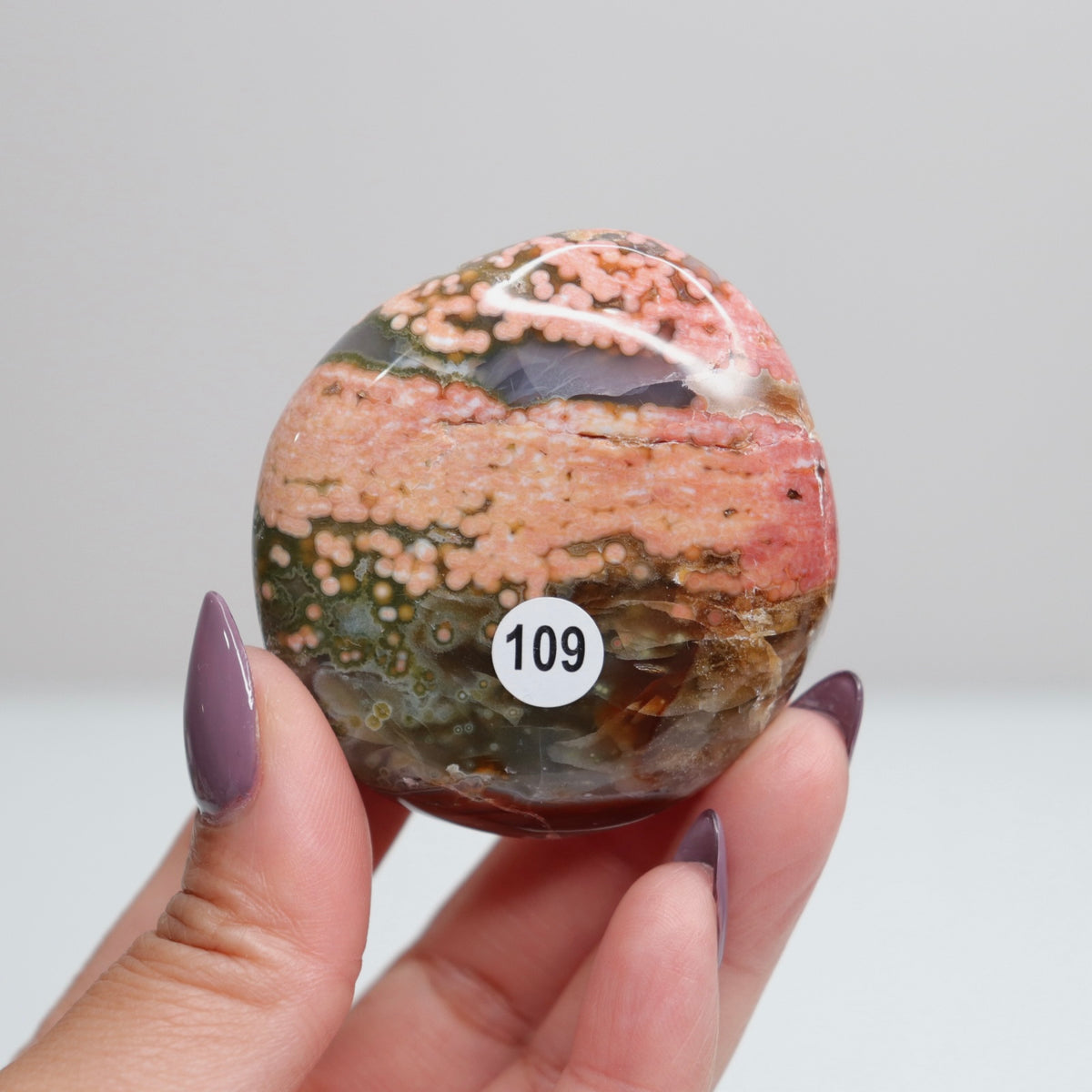 Ocean Jasper Palm Stone 109*