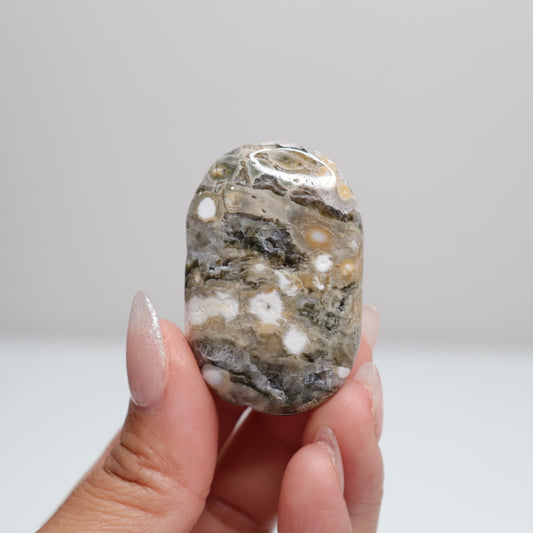 Sea Jasper Palm Stone | F