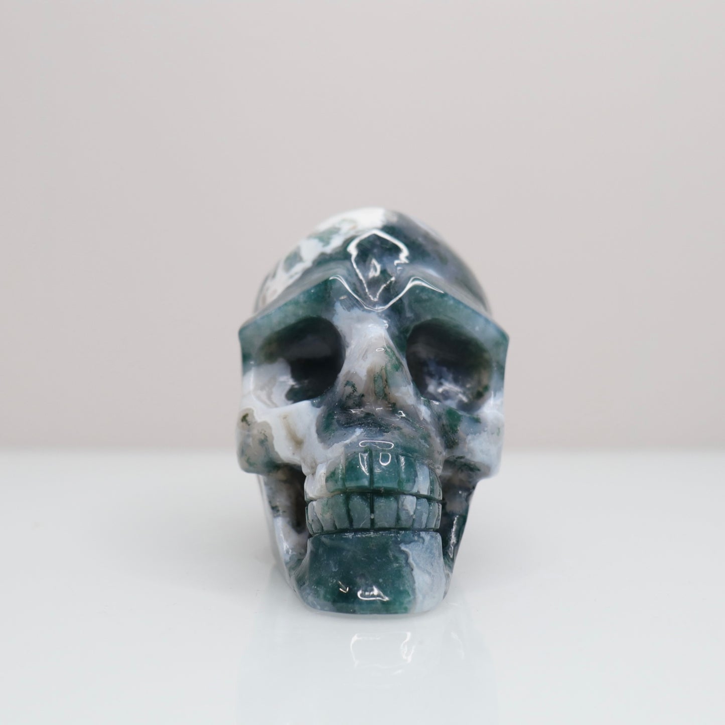 Moss Agate Skull | 3
