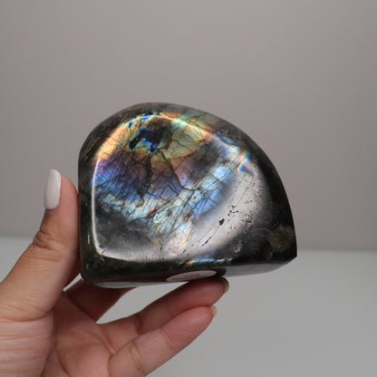 Orange & Rainbow Labradorite Freeform | 7