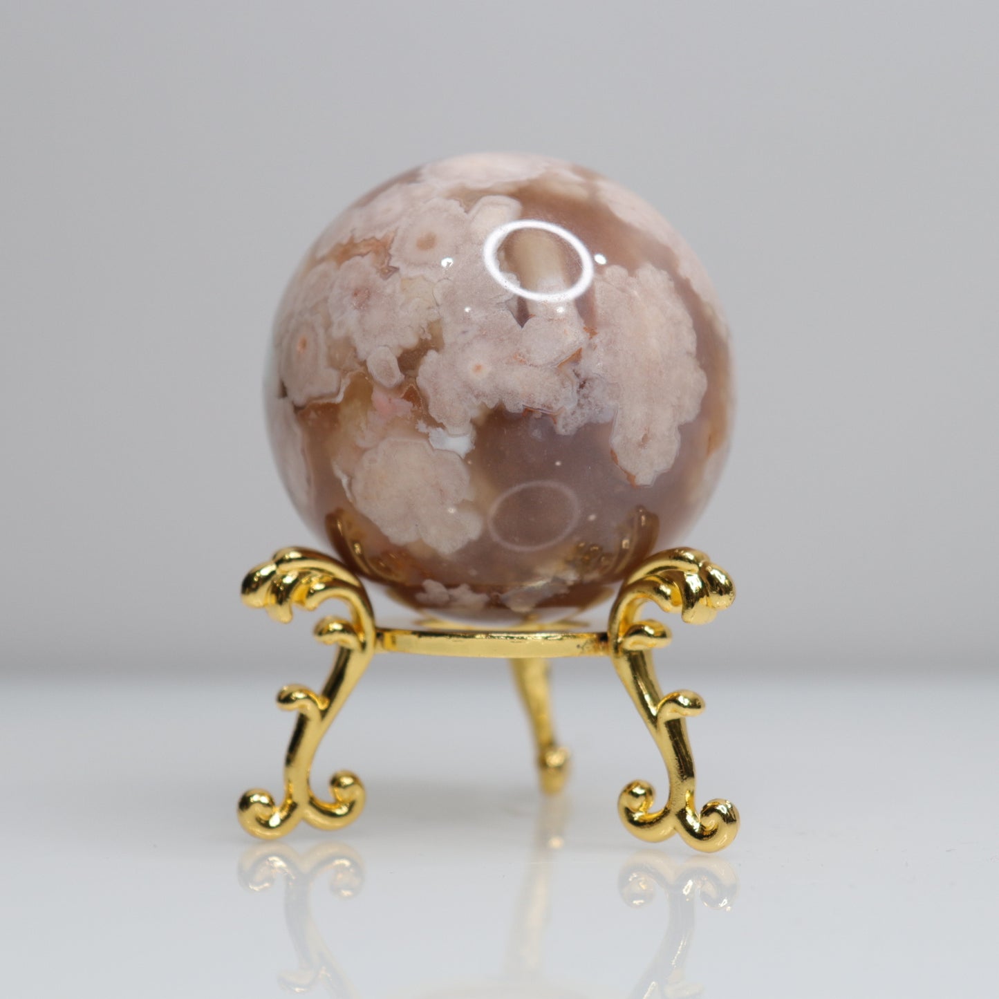 Flower Agate Sphere | 2