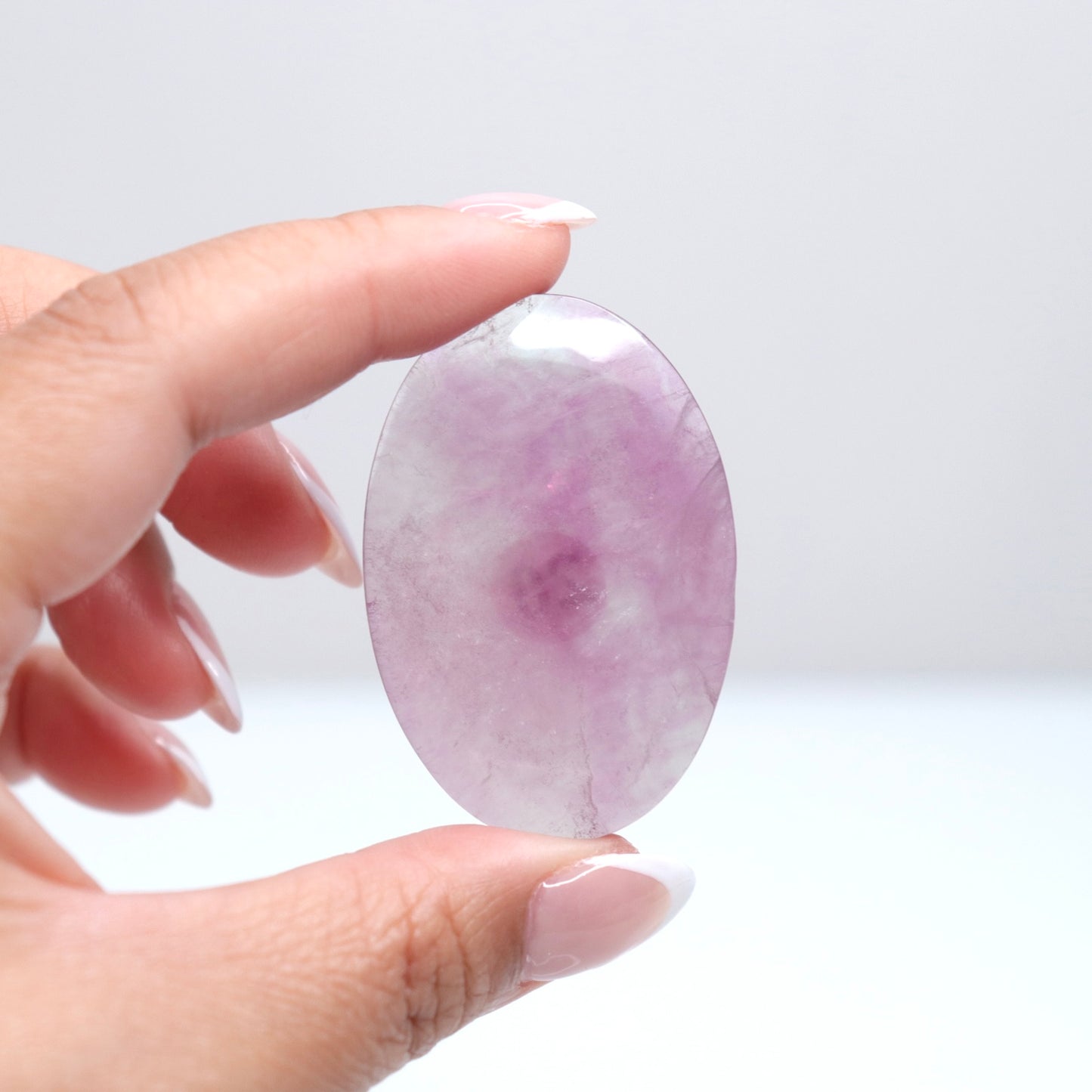 Fluorite Palm Stone | 20