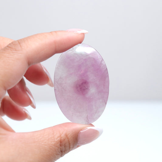 Fluorite Palm Stone | 20