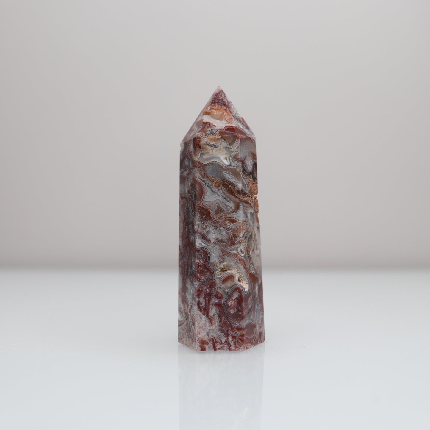 Crazy Lace Agate Tower 8