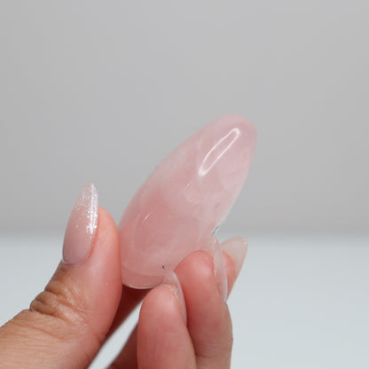 Rose Quartz Palm Stone 52