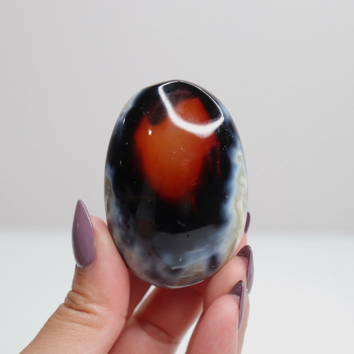 Carnelian Palm Stone 2