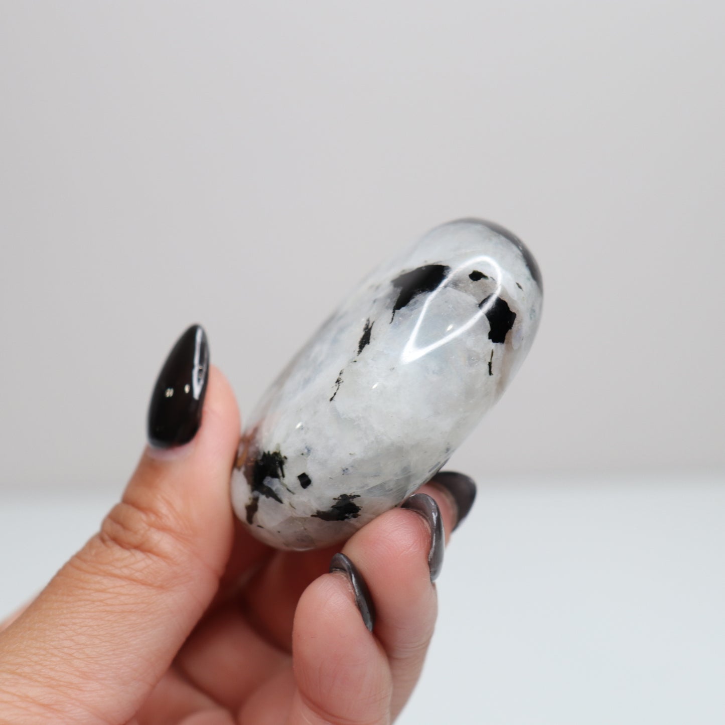 Rainbow Moonstone Palm Stone 65
