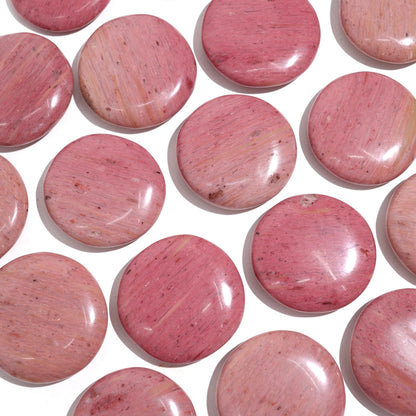 Pink Petrified Wood Flat Stones