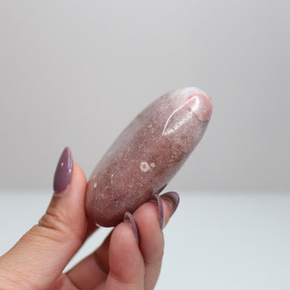 Pink Amethyst Palm Stone | 35