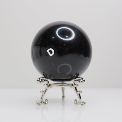 Silver Sheen Obsidian Sphere | D