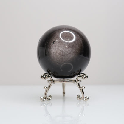 Silver Sheen Obsidian Sphere | A