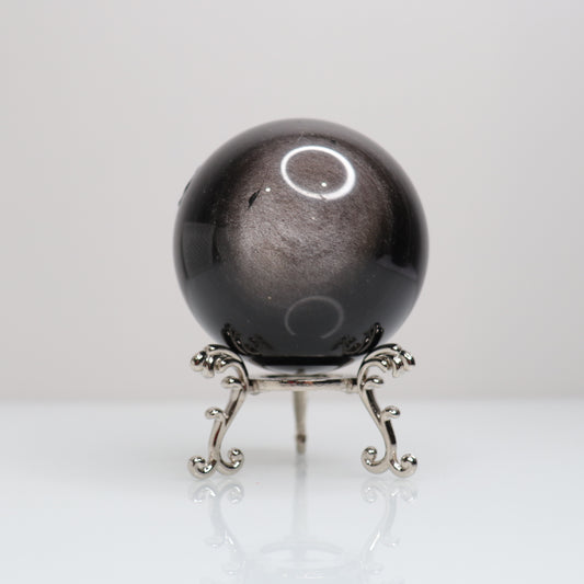 Silver Sheen Obsidian Sphere | A