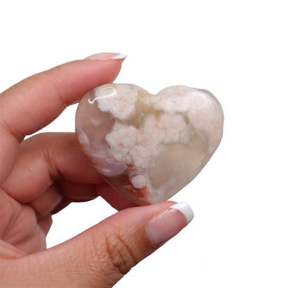Flower Agate Heart | 18