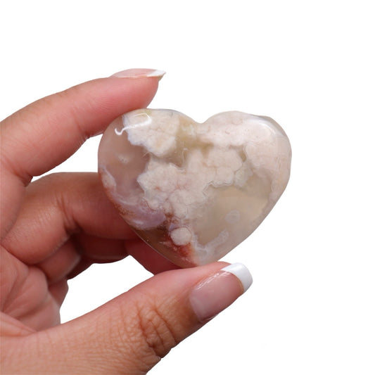 Flower Agate Heart | 18