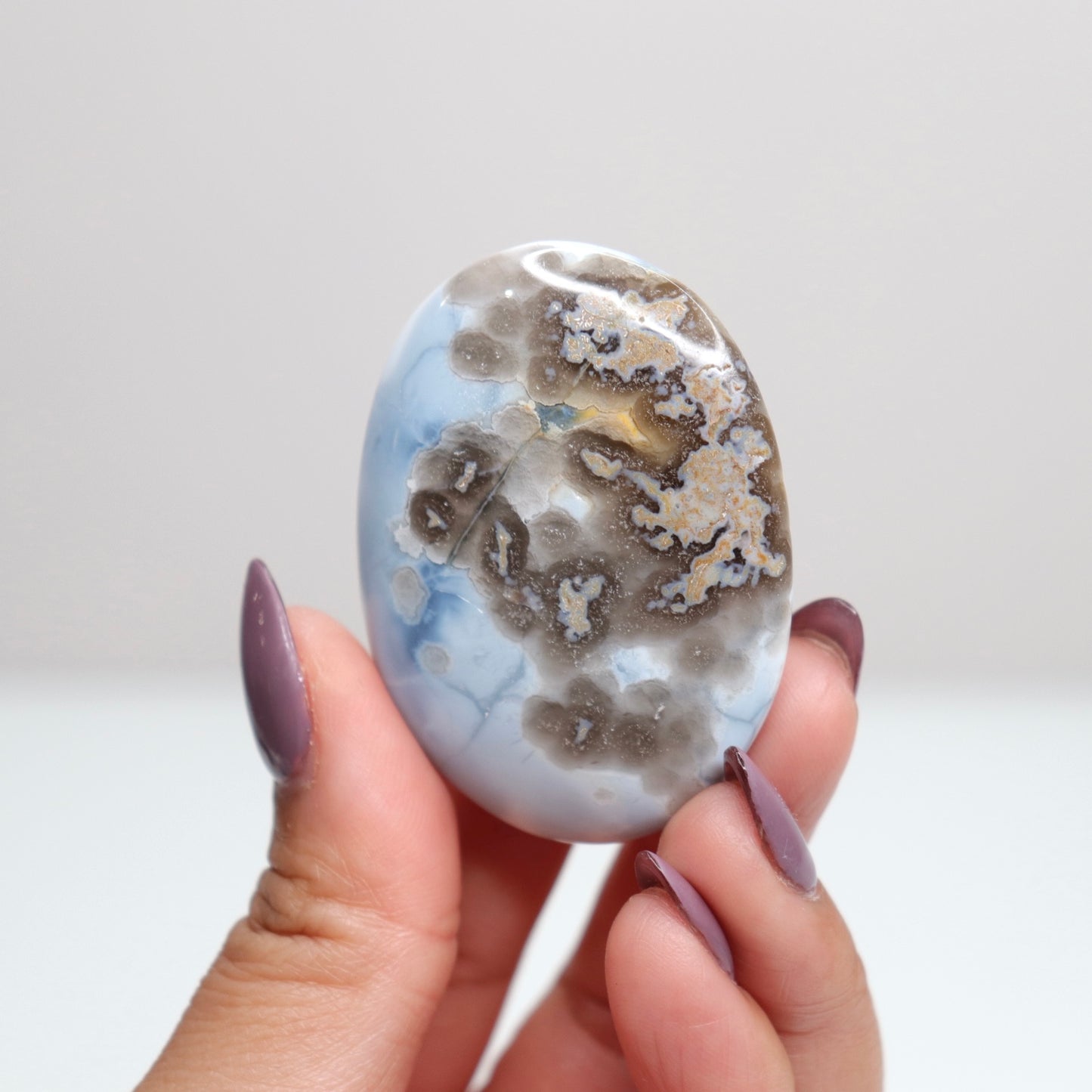 Blue Opal Palm Stone | 21