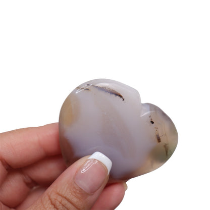 Flower Agate Heart | 17
