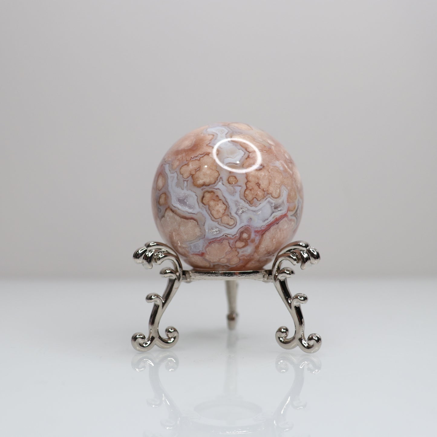 Flower Agate Sphere | 36