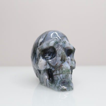 Moss Agate Skull | 4