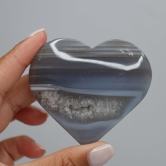 Banded Agate Heart | 3