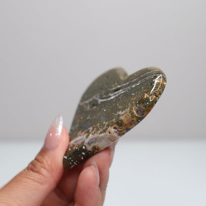 Ocean Jasper Heart | N