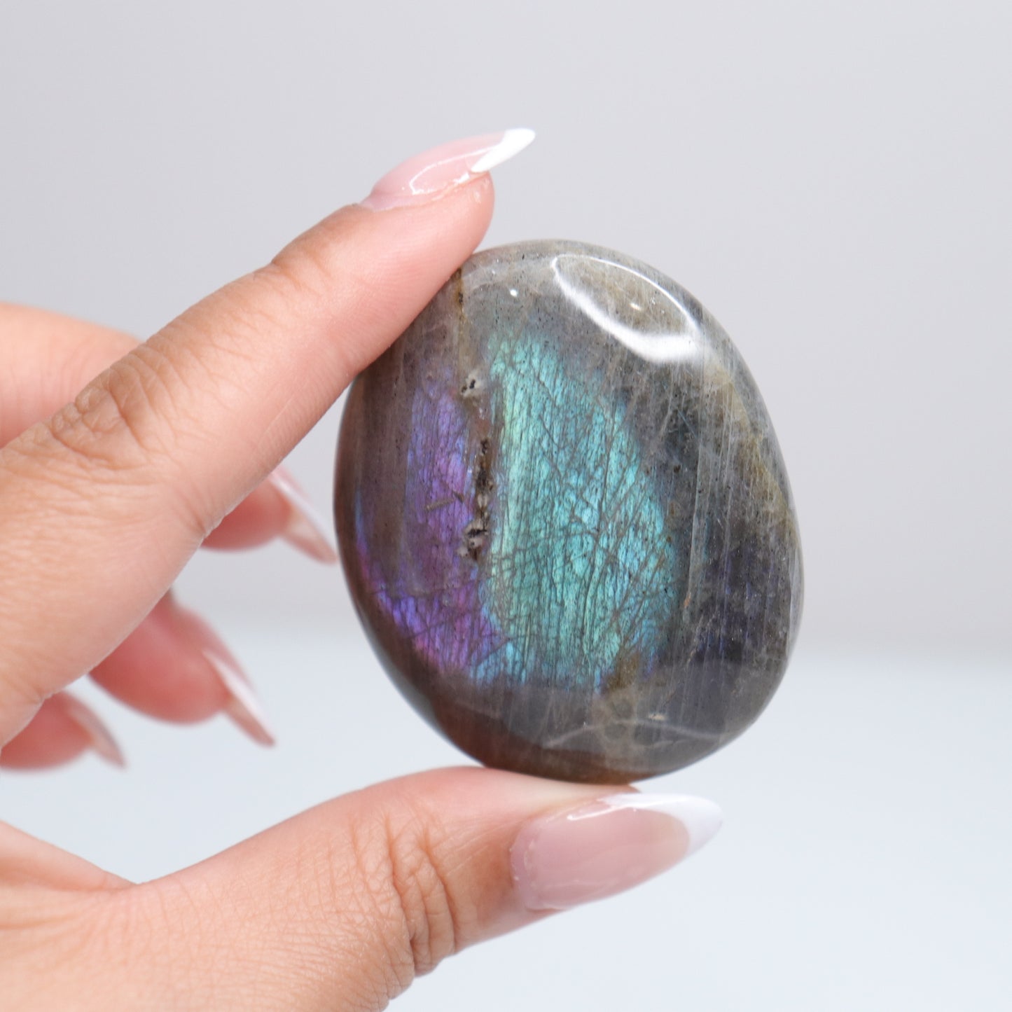Labradorite Palm Stone 57