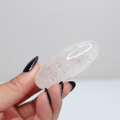 Clear Quartz Palm Stone 81
