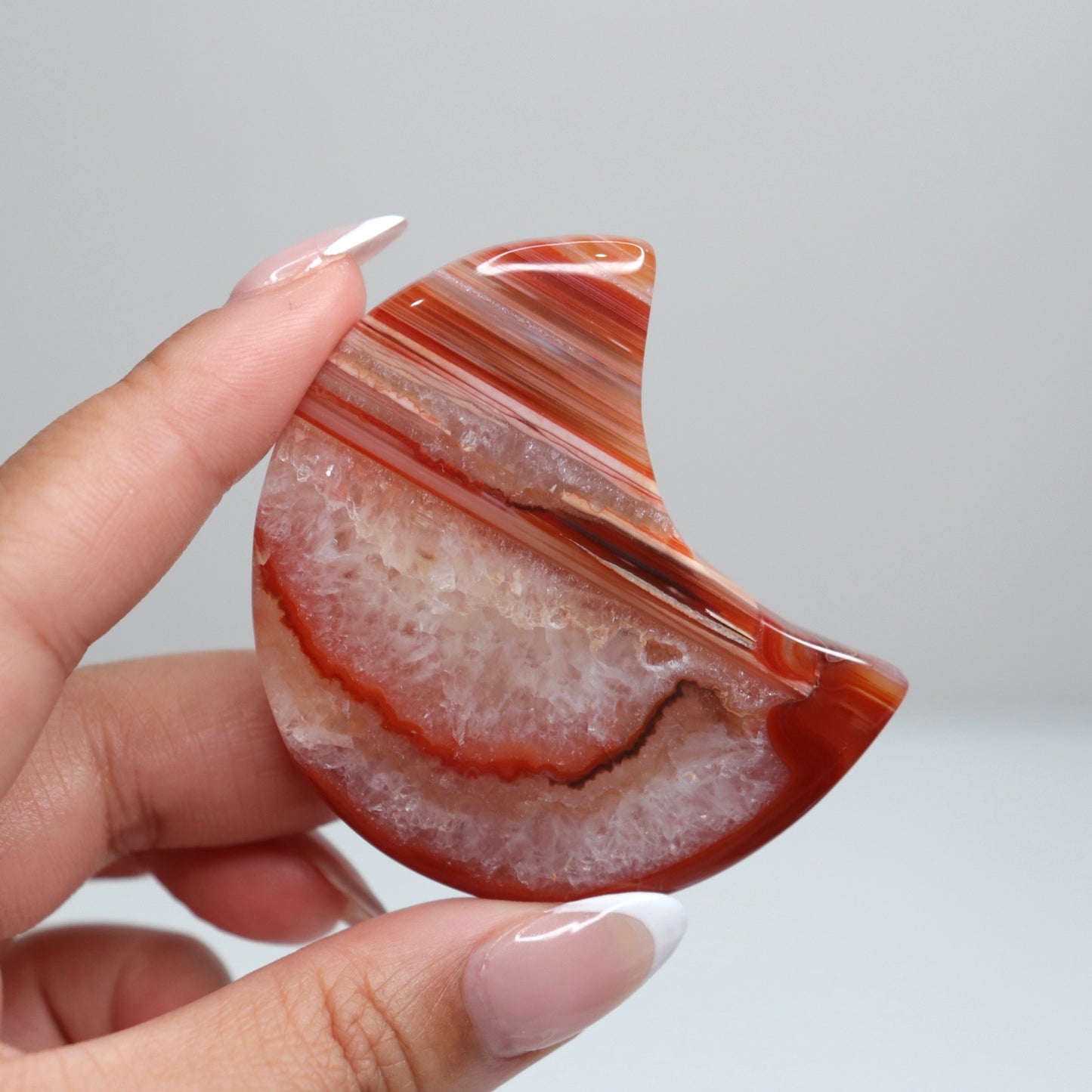 Carnelian Agate Moon 29