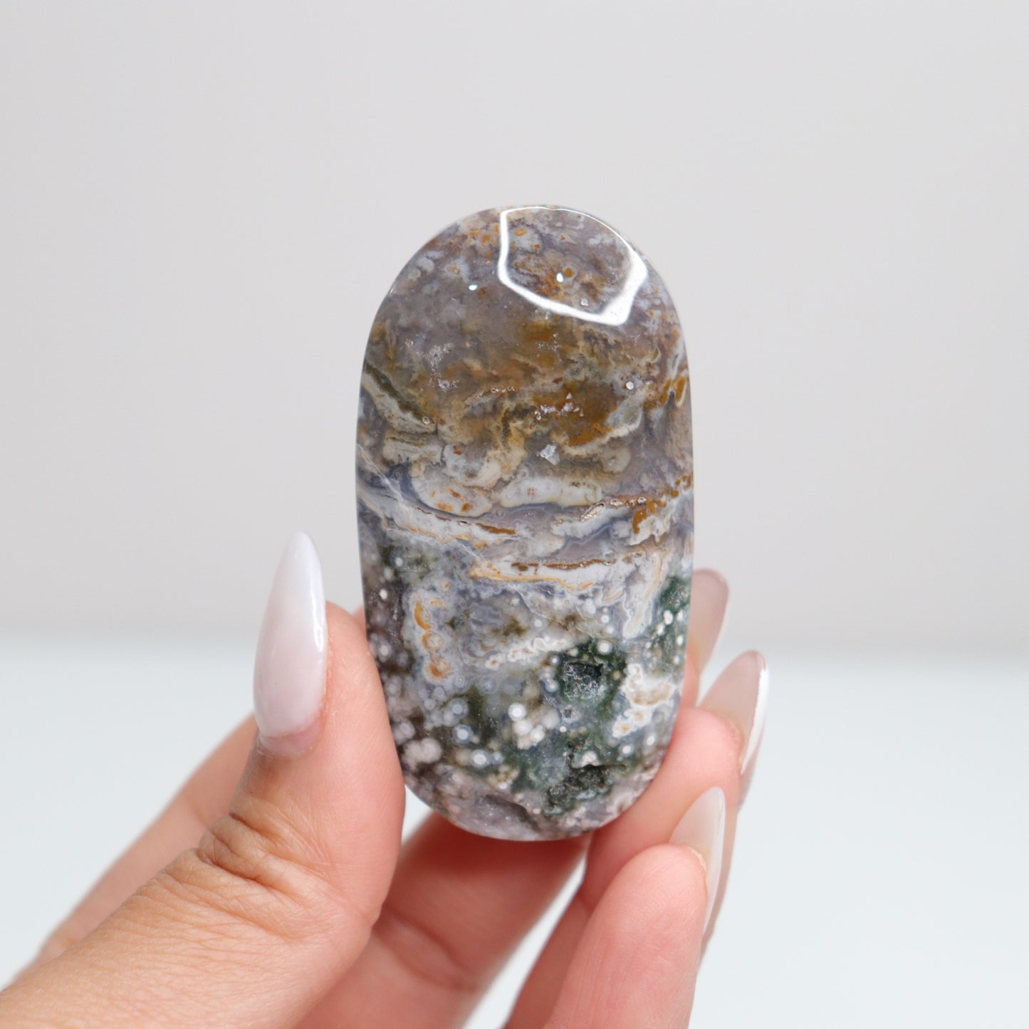 Sea Jasper Palm Stone | Z