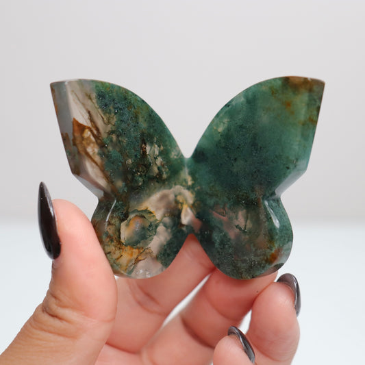 Moss Agate Butterfly 8