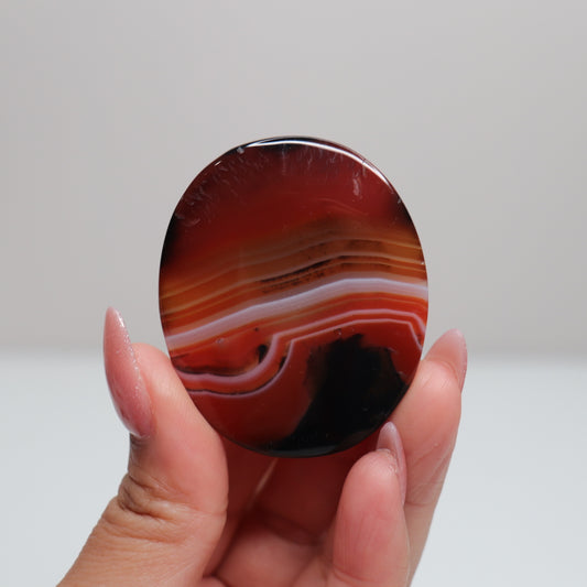 Sardonyx Palm Stone 56