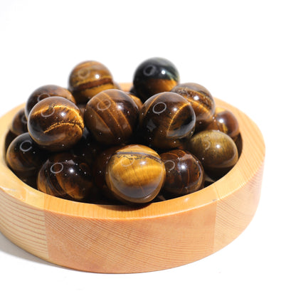 Tigers Eye Mini Spheres