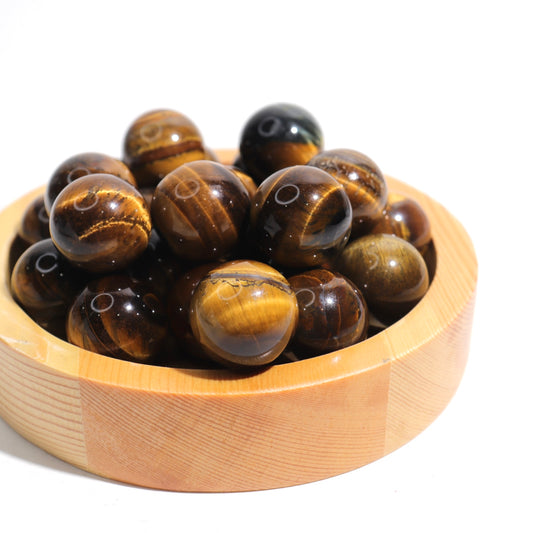 Tigers Eye Mini Spheres