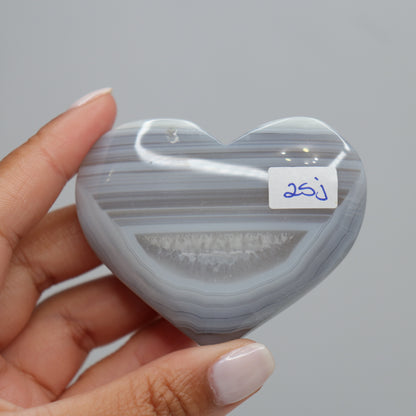 Banded Agate Heart | 7