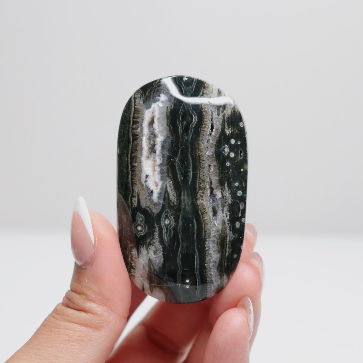 Sea Jasper Palm Stone | 9
