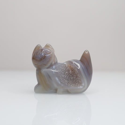 Druzy Agate Cat | C