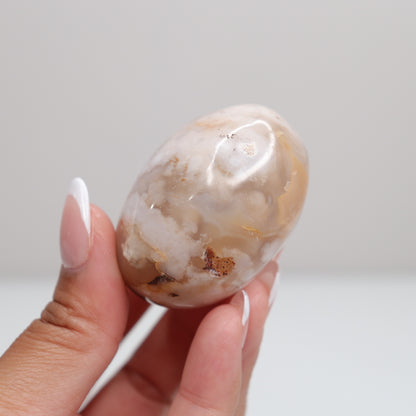 Flower Agate Palm Stone | 2