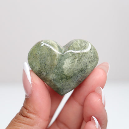 Moss Agate Heart | G