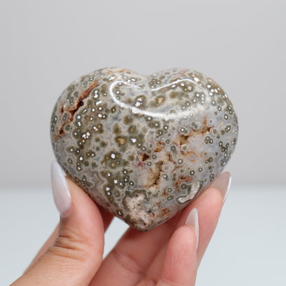 Ocean Jasper Heart | 4